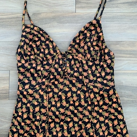 Urban Outfitters Mariah Lace-Up Midi Slip Dress - Picture 12 of 15
